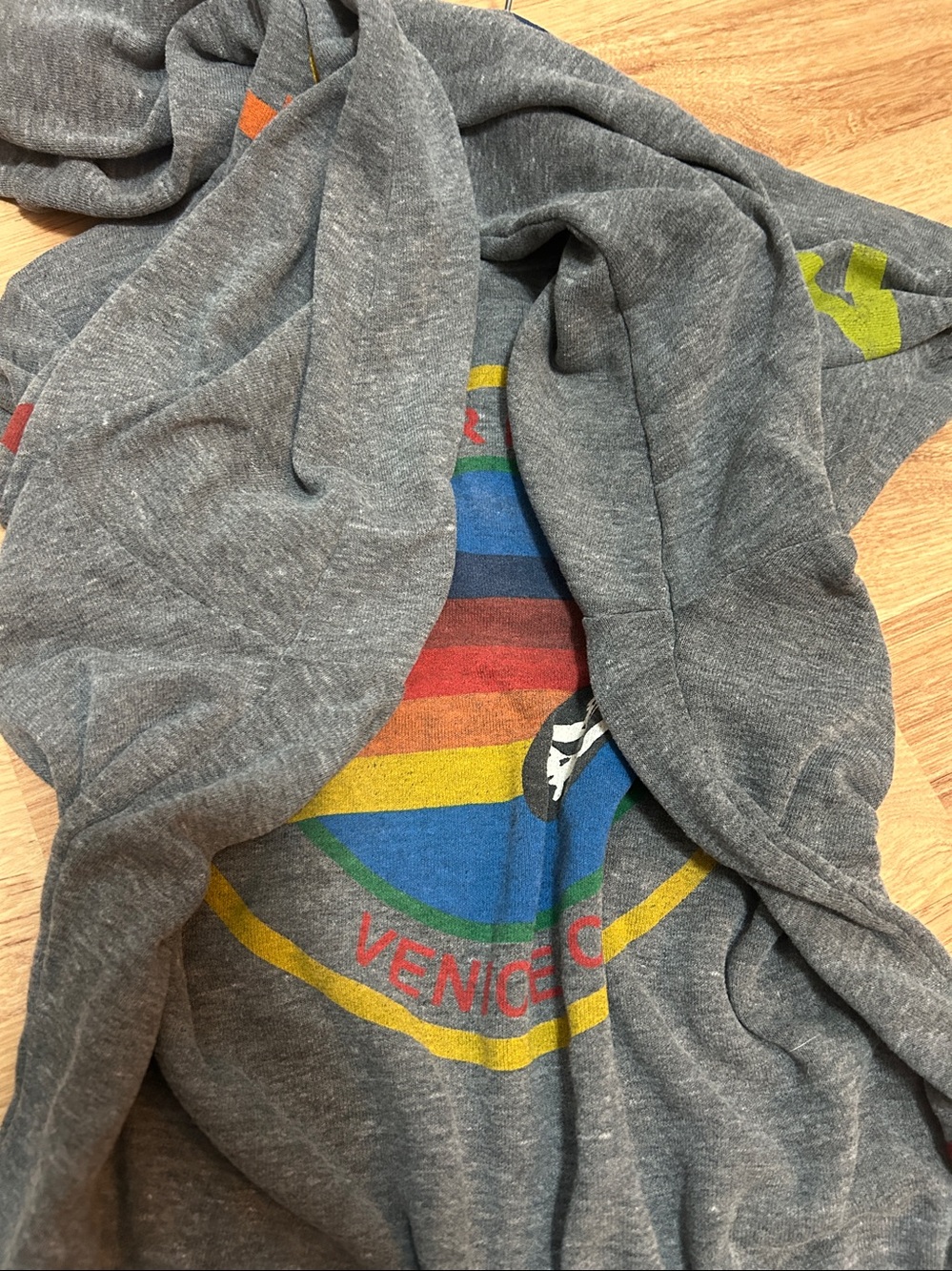 AVIATOR NATION RELAXED VENICE CREW SWEATSHIRT HEATHER GREY Small - Picture 6 of 11